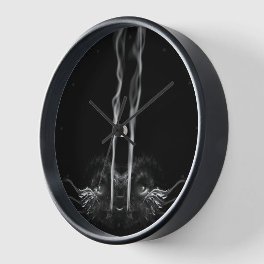 黒龍煙 壁時計 (傾斜)