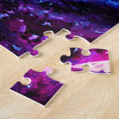 黒龍、夜森のシーン。 ジグソーパズル (側面)