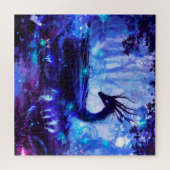 黒龍、夜森のシーン。 ジグソーパズル (横)