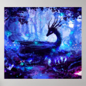 黒龍、夜森のシーン。 ポスター (正面)