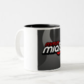 黒11のozのツートーンマグ ツートーンマグカップ (正面左)