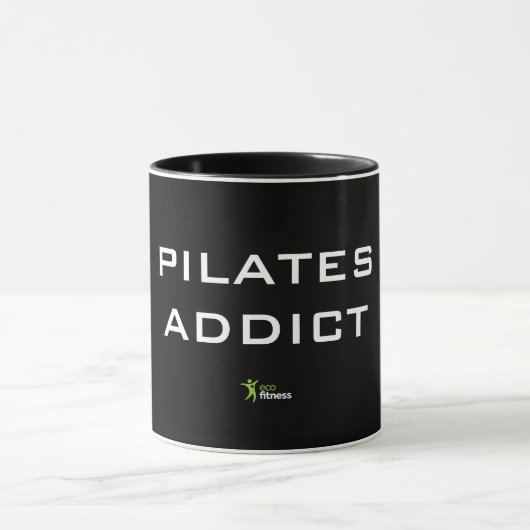 黒11 ozコンボマグカップ | Pilates Addict マグカップ (中央)