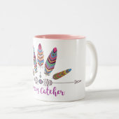 黒11oz 2トーンマグカップ ツートーンマグカップ (正面右)