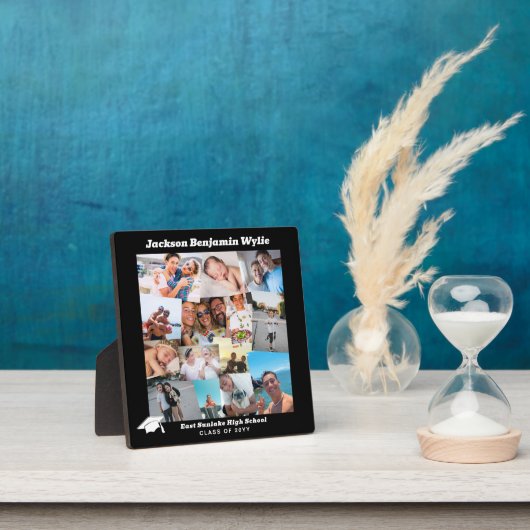 黒14縁ど枚重ね写真卒業 フォトプラーク (インサイチュ)