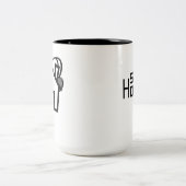 黒15のozのツートーンマグ ツートーンマグカップ (中央)