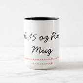 黒15のozの信号器のマグ マグカップ (中央)