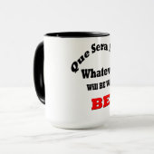 黒15のozの信号器のマグqueの血清の血清 マグカップ (正面左)