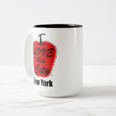 黒15 oz 2トーンマグカップ ツートーンマグカップ (正面左)