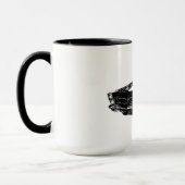 黒1965 GTOのコーヒー・マグ マグカップ (左)