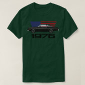 黒1976 Tシャツ (デザイン正面)