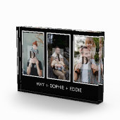 黒3枚(3)写真父の日フォトブロック フォトブロック (右)