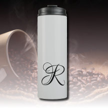 黒3D書道イニシャル文字 |パステルグレー