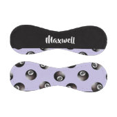 黒8ボールパターン 野球ボール (パネル)