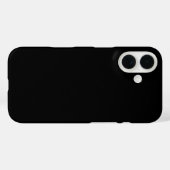 黒 – すべての電話ケースに対応 Case-Mate iPhoneケース (裏面 (横))