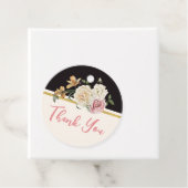 黒、アイボリー、ゴールドの花束 フェイバータグ (インサイチュ)