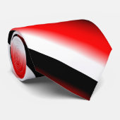 黒、グラデー赤と白ションネクタイ ネクタイ (ロール)