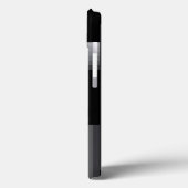 黒、シルバー、クール、ユニーク、おしゃれな四角形 Case-Mate iPhoneケース (裏面 / 左)