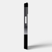 黒、シルバー、クール、ユニーク、おしゃれな四角形 Case-Mate iPhoneケース (裏面 / 右)