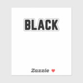 黒 シール (シート)