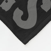 黒、チャコールグレーおよび赤の総括的な一流のコラージュ フリースブランケット (角)