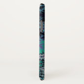 黒、ティール(緑がかった色)および紫色のフラクタルのiPhone Xの箱 Case-Mate iPhoneケース (裏面/右)