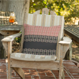 黒（ピンク） アウトドアクッション