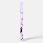 黒、ピンク、紫の蝶々 Case-Mate iPhoneケース (裏面 / 左)