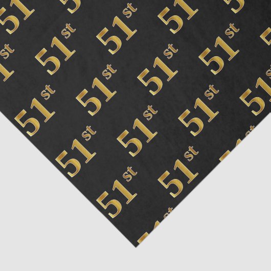 黒、フェイク金ゴールド51番目(51番目)のイベント 薄葉紙 (詳細)