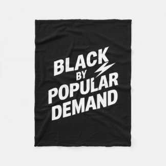 黒 フリースブランケット