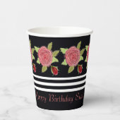 黒(フローラ) 紙コップ (左)