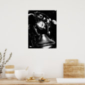 黒 ポスター (キッチン)