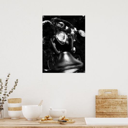 黒 ポスター (キッチン)