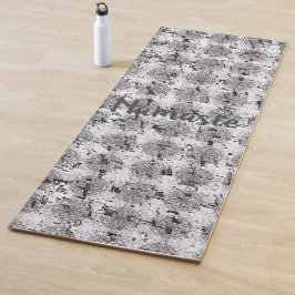 黒、動揺して白、グレーのレース ヨガマット