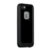 黒、単純エレガント LifeProof iPhoneケース (裏面/右)