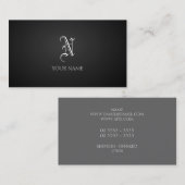 黒 名刺 (正面/裏面)