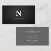 黒 名刺 (正面/裏面)