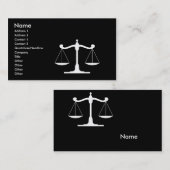 黒 名刺 (正面/裏面)