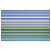 黒、淡いシアン、青、薄い緑の線 ファブリック (ファットクウォーター)