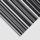 黒、灰色、白のバーコードストライプ 薄葉紙 (詳細)