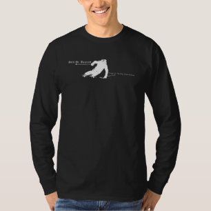 (黒)犬の精神状態 Tシャツ