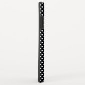 黒（白いドット） Case-Mate iPhoneケース (裏面/右)