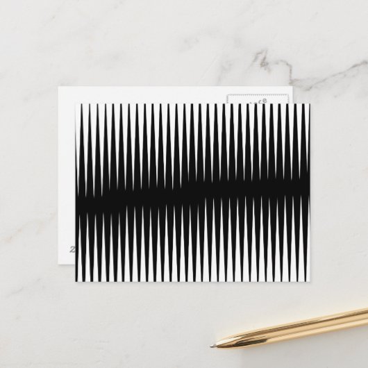 黒 – 白の周波数 ポストカード (正面/裏面インサイチュ)