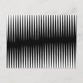 黒 – 白の周波数 ポストカード (正面)