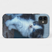 黒+白の子猫 Case-Mate iPhoneケース (裏面(横))