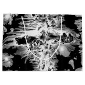 黒+白の渦絵を描状 ラージペーパーバッグ (裏面)