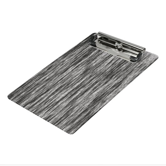 "黒/白の線のパターン" - ミニクリップボード (アングル3)