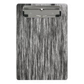 "黒/白の線のパターン" - ミニクリップボード (正面)