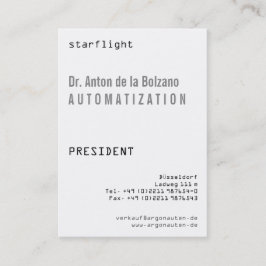 黒、白クール、 名刺