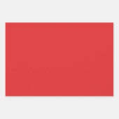 黒、白、および赤の水玉模様 ラッピングペーパーシート (正面3)