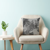 黒、白、グレーの装飾品 クッション (椅子)